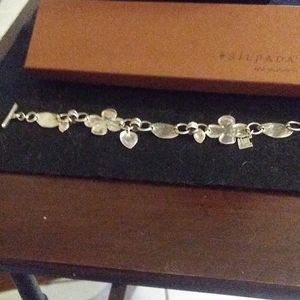Silpada Leaf and Clover Bracelet